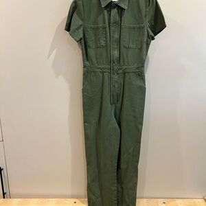 Urban Outfitters Green Utility Jumpsuit